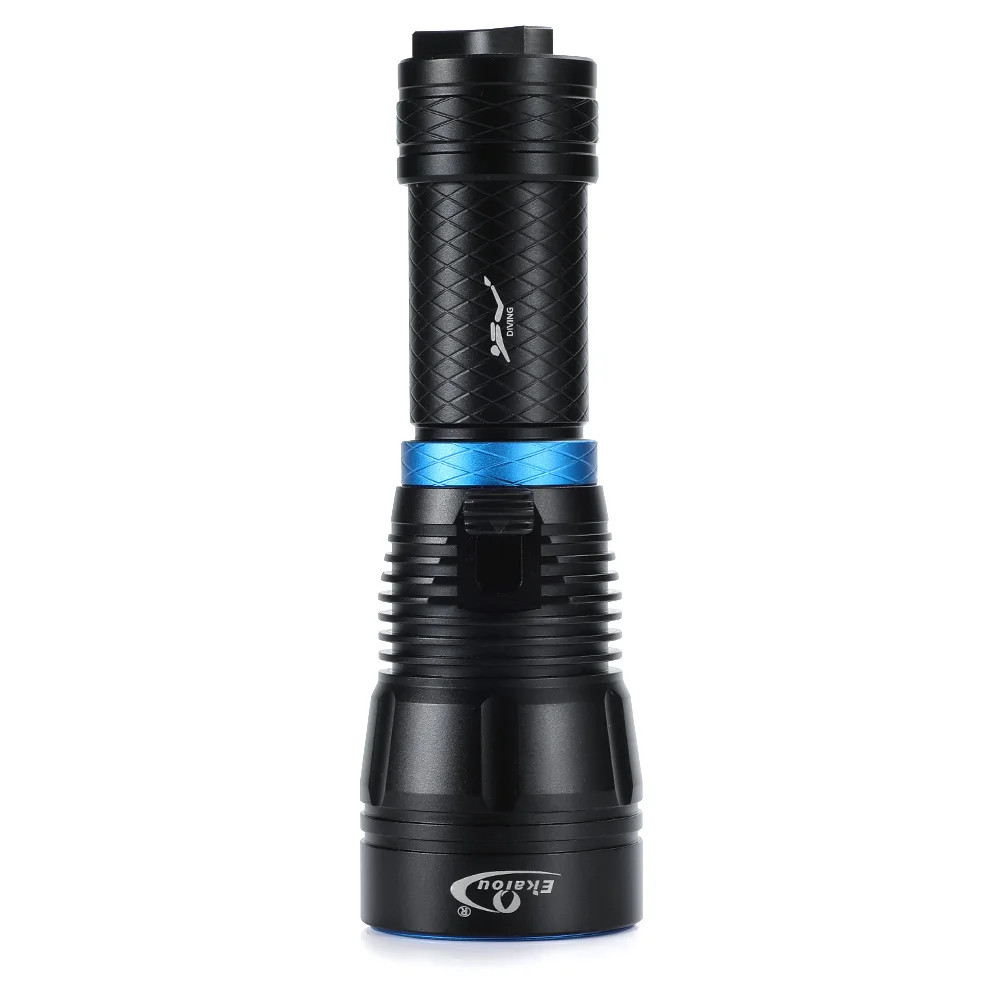 IPX8 Waterproof Professional Powerful Super Bright XHP50 LED Scuba Diving Flashl