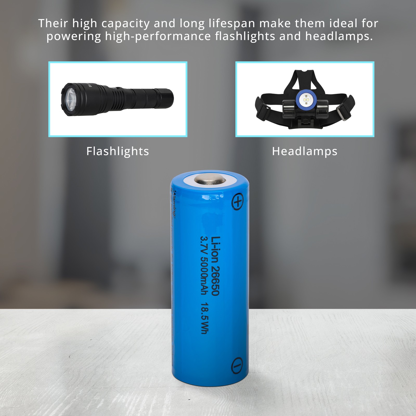 Blue Reef 26650 5000mAh Battery