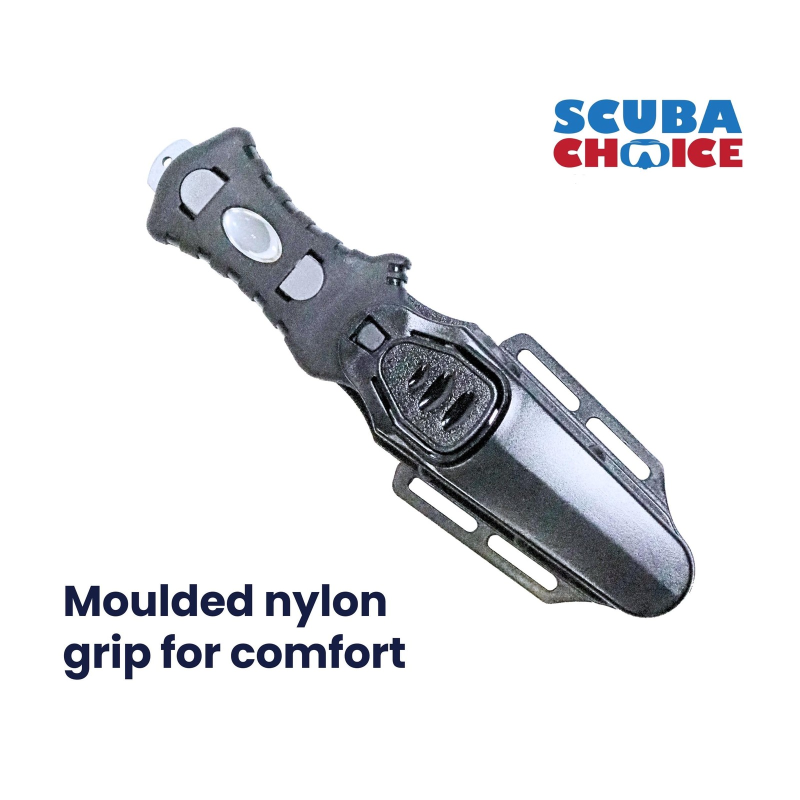 Scuba Choice Compact Stainless Steel Blunt Tip Dive Knife – 2.3″ Plain Edge B…
