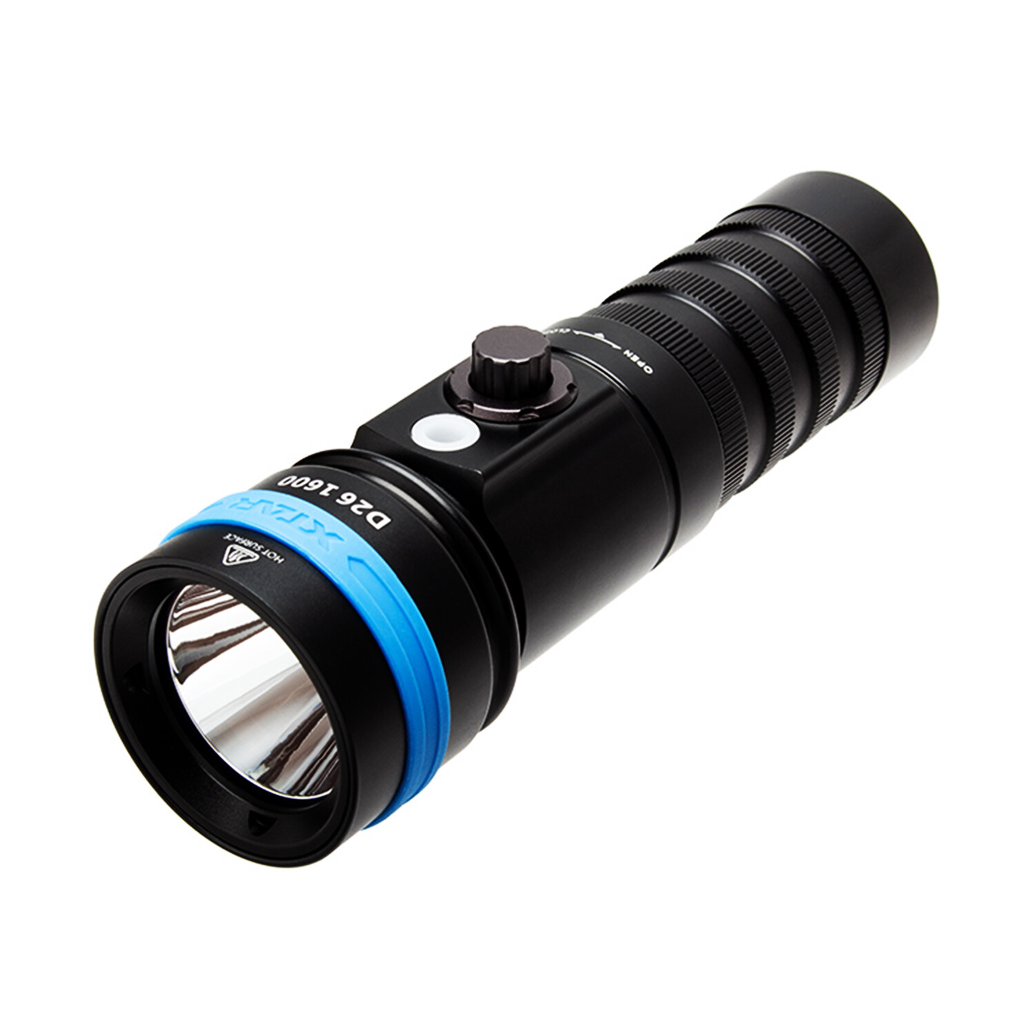 XTAR D26 1600 Diving Flashlight LED Scuba Diving torch Rechargeable Battery