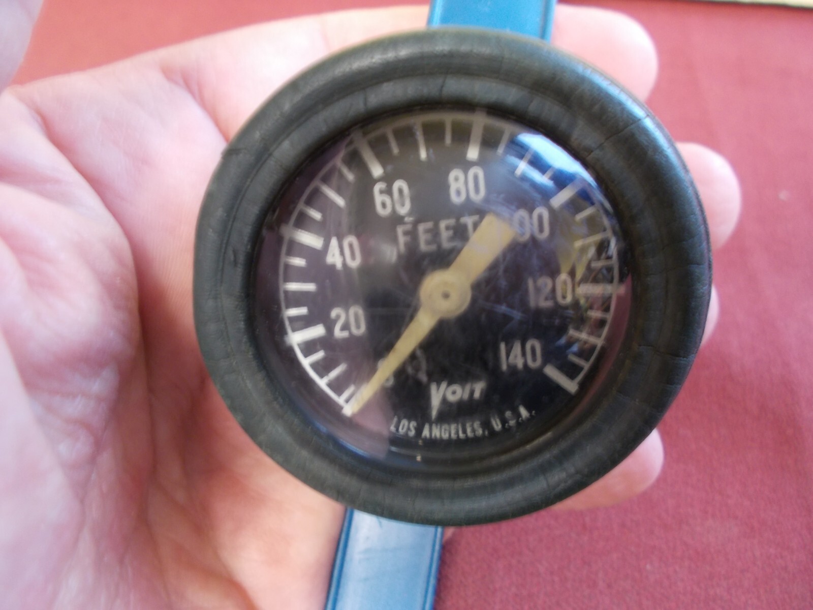VTG VOIT WRIST DEPTH GAUGE GEAR SUBA VOIT LA CALIFORINIA