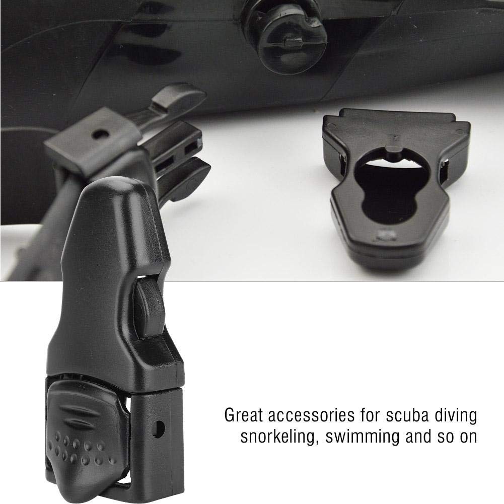 Fafeims Adjustable Swimming Fin Flippers Diving Quick Release A, Black