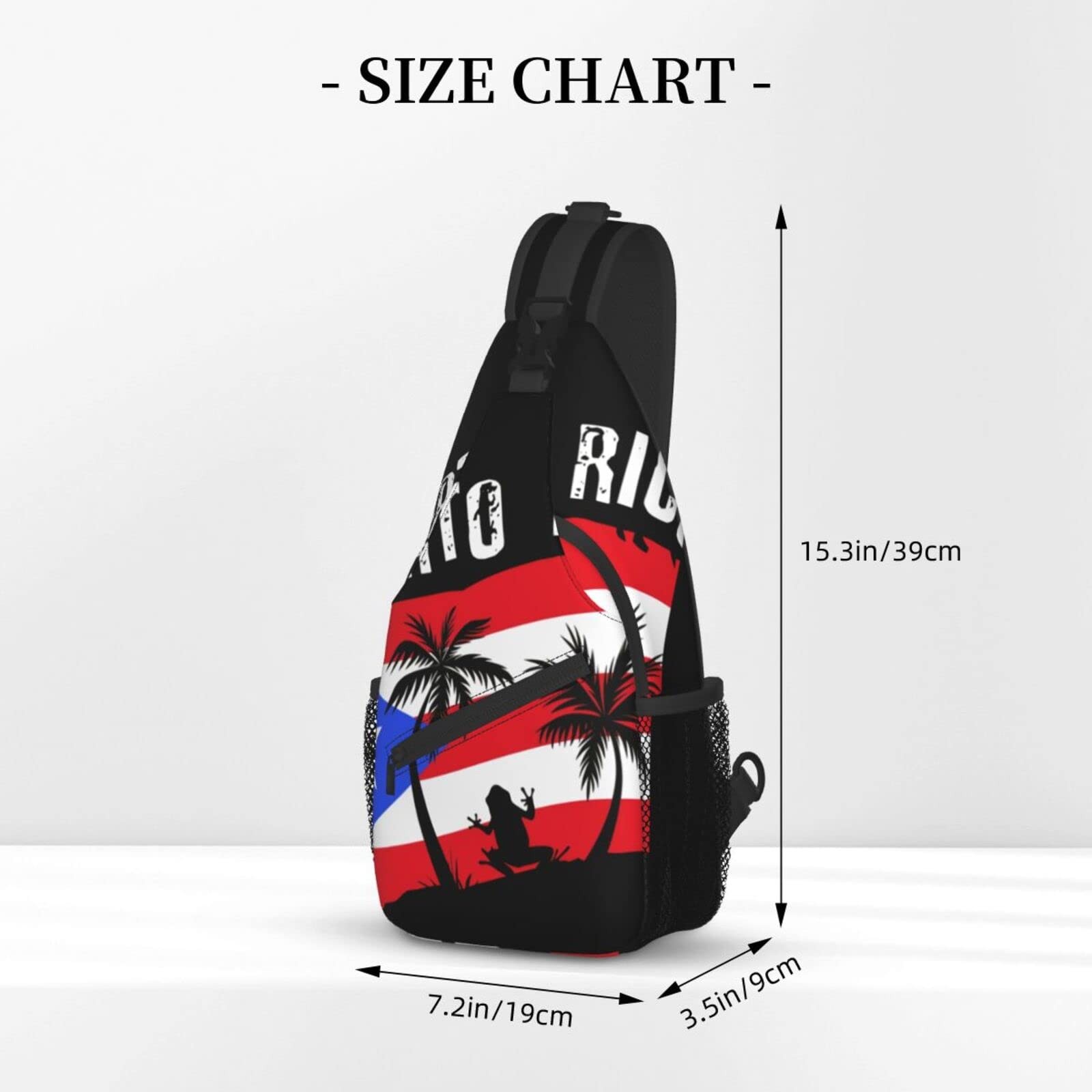 ASYG Puerto Rico Rican Flag Sling One Size, Ac5