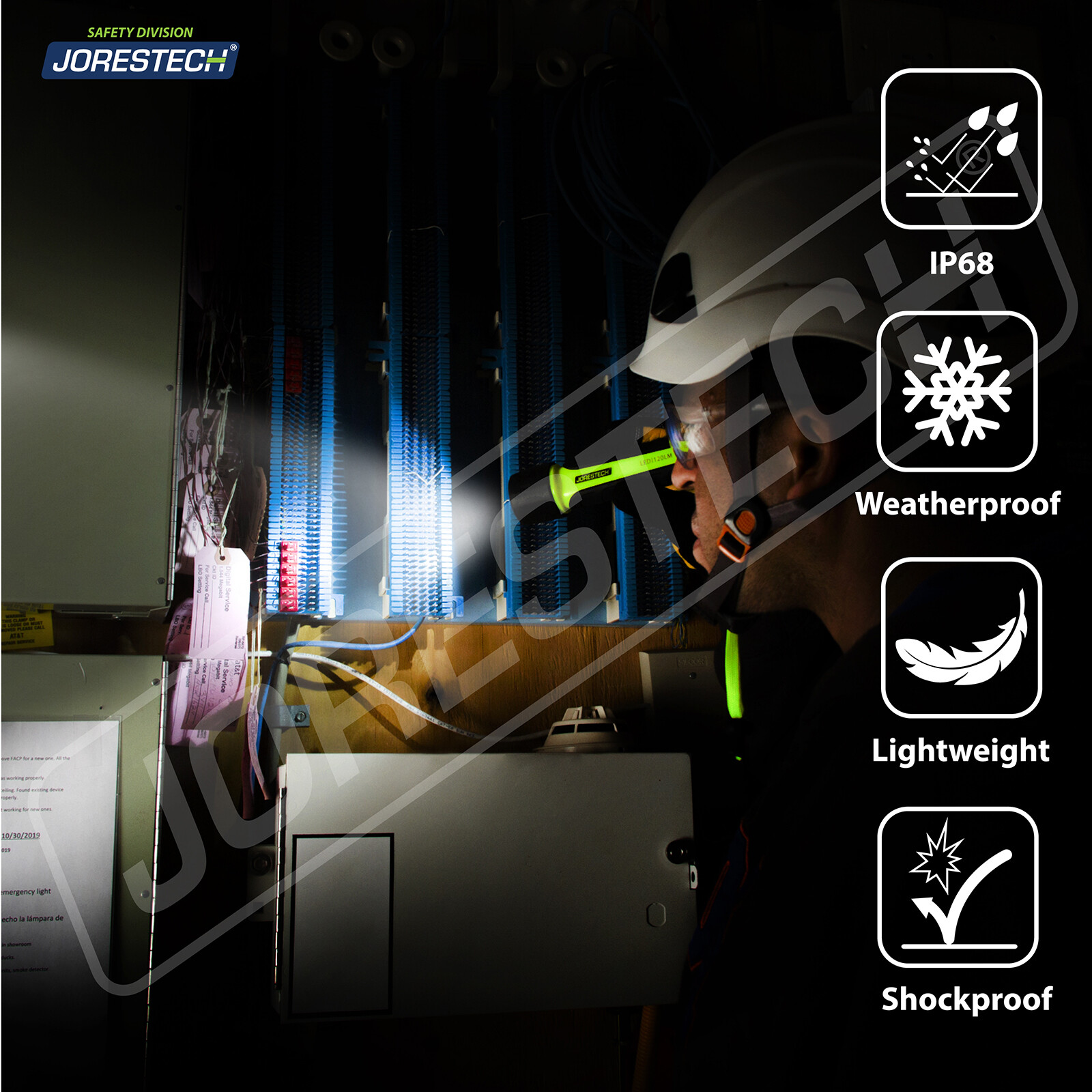 LED water Flashlight Diver Diving Light Lamp Waterproof Outdoor IP68 Jorestech