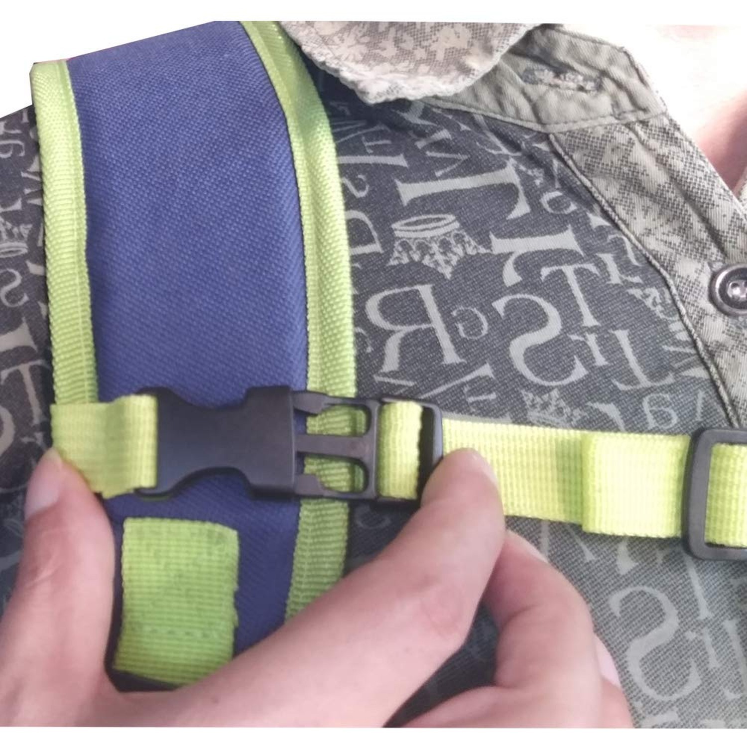 2 Pack Nylon Universal Backpack Chest Strap-3/4 Inch Webbing Chest Belt-Adjus…