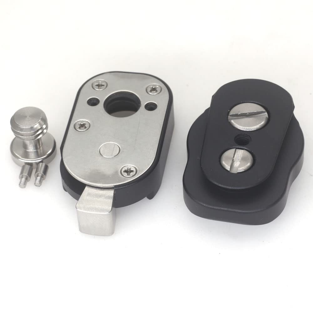 SZJELEN Mini Quick Release Plate System with 3/8 Screws M3 for Camera Black