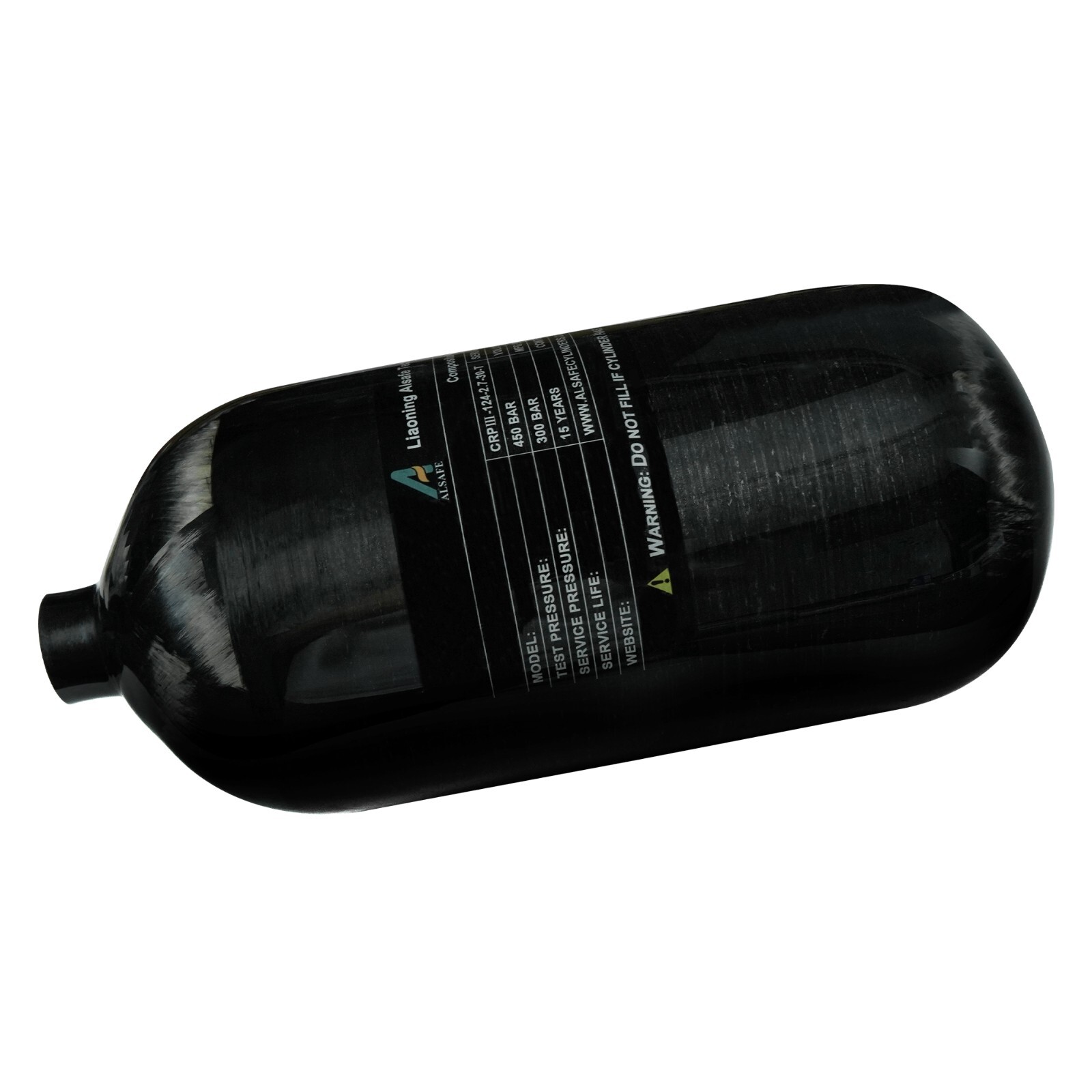 TUXING 4500Psi Pcp Air Tank 2.7L High Pressure Carbon Fiber HPA Paintball Tank