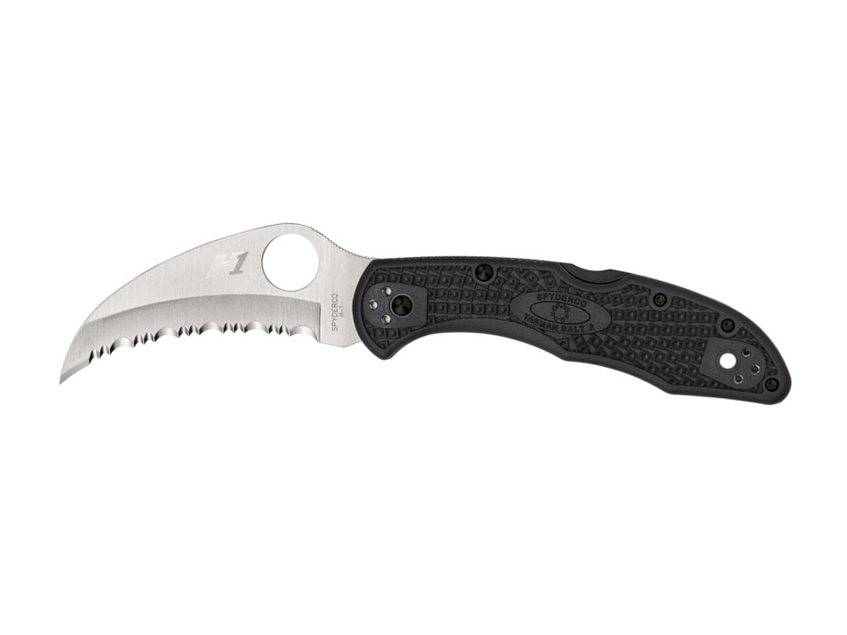 Spyderco TASMAN SALT 2 FRN BLACK SERRATED C106SBK2