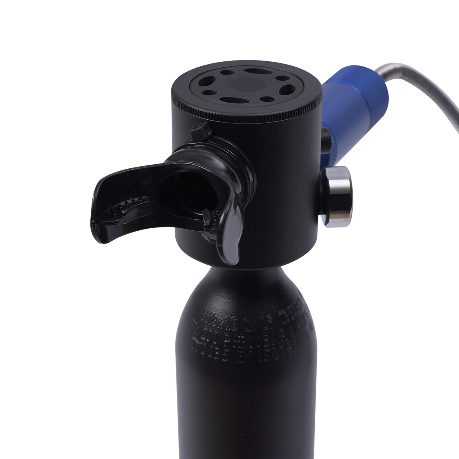 0.5L Oxygen Tank Pump Equipment Underwater Breath Mini Scuba Diving Case Kit