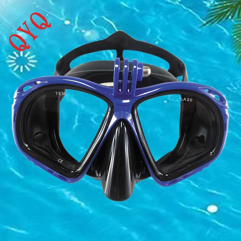 HD Panoramic Snorkeling Mask Set GoPro Mount Anti Fog Dive Gear Scuba Diving