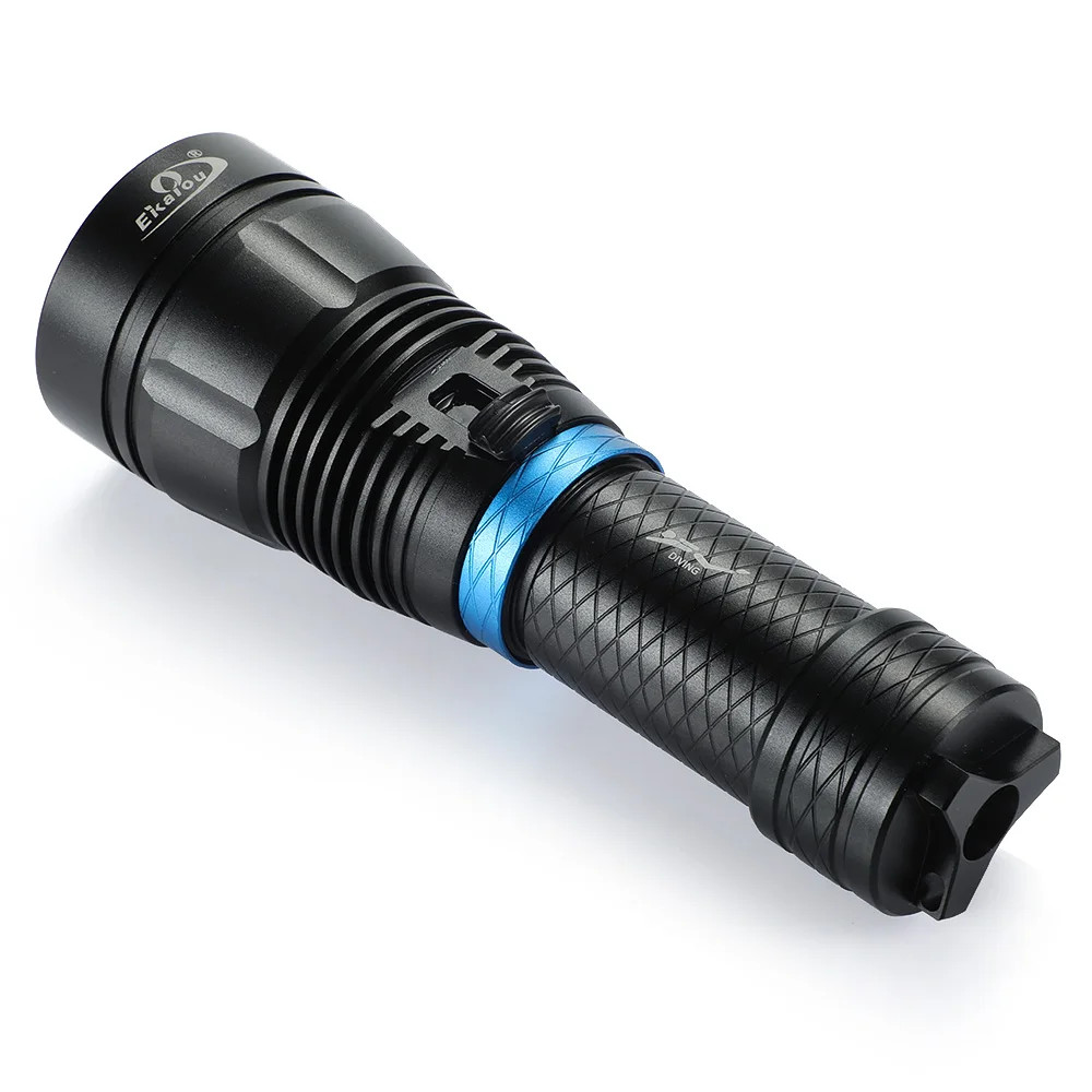 IPX8 Waterproof Professional Powerful Super Bright XHP50 LED Scuba Diving Flashl