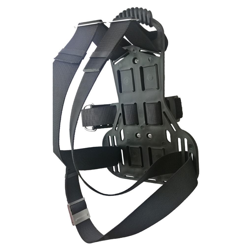 Diving Tank Back Pack, Adjustable Single Oxygen Bottle Support Bracket,Cylinder