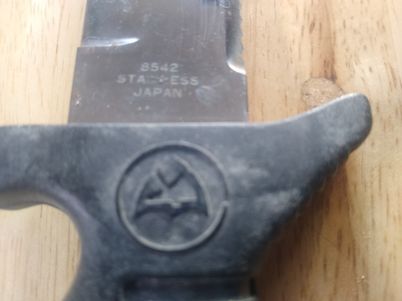 Vintage Wenoka Dive Knife # 8542 Stainless Steel Japan 10 1/2″