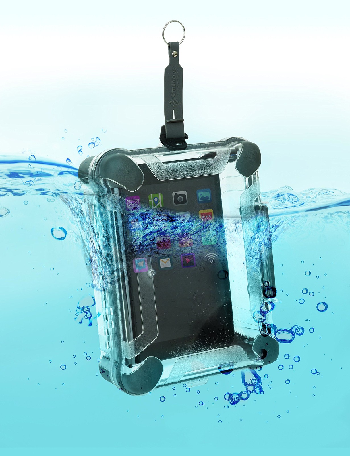 Outdoor Products Watertight Case (Clear, Large) Large, Clear