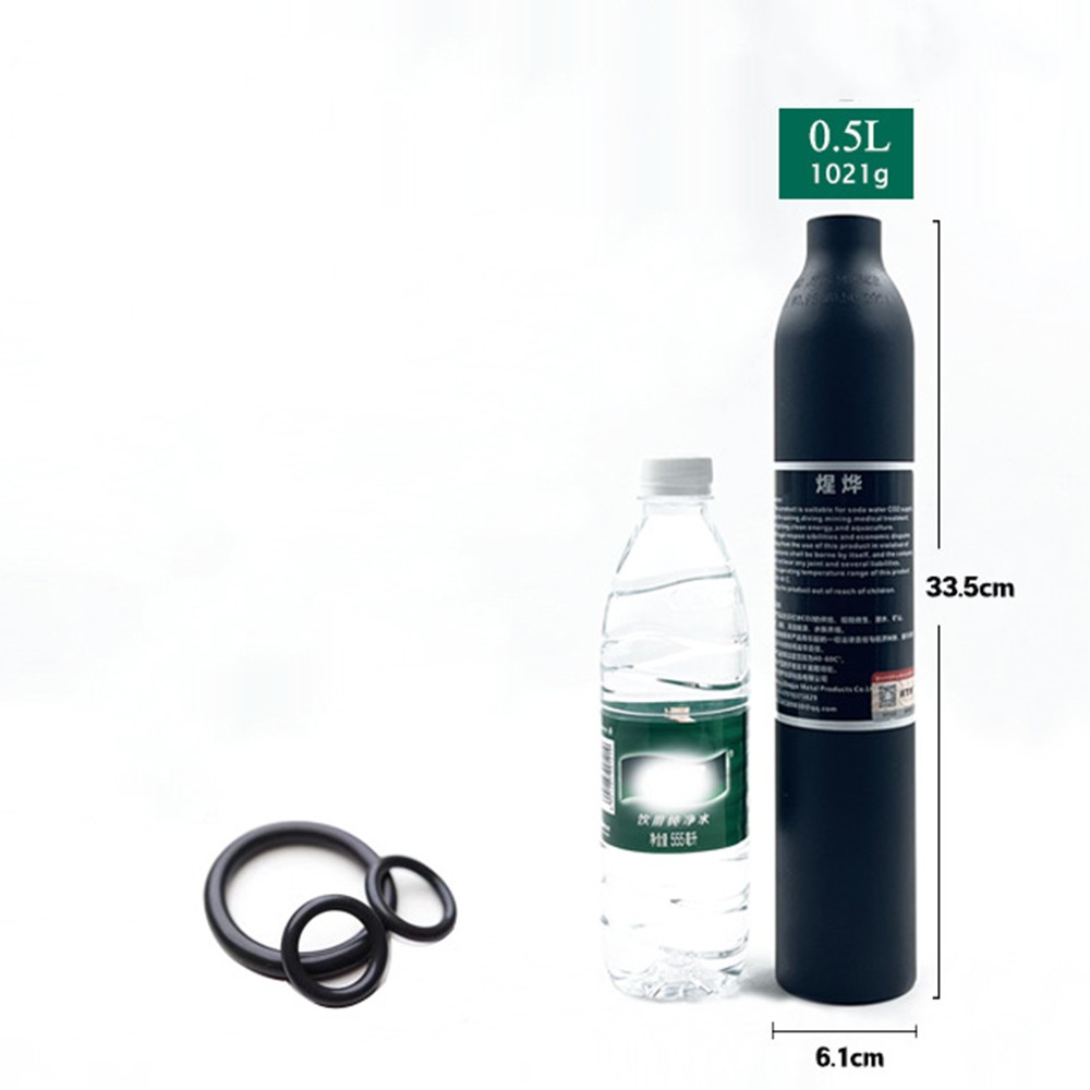 4500psi Paintball Cylinder Aluminum CO2 Air Tank M18x1.5 Pressure Soda Bottle