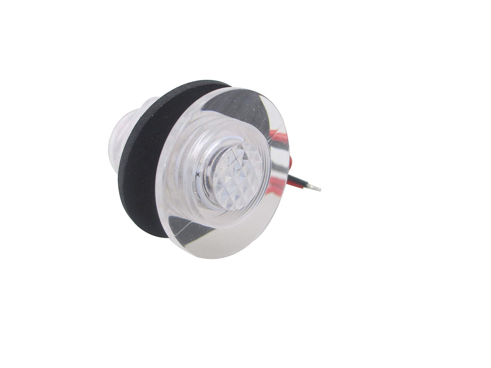 MARINE BOAT LED LIVEWELL ROUND BUTTON WHITE COURTESY LIGHT OEM White