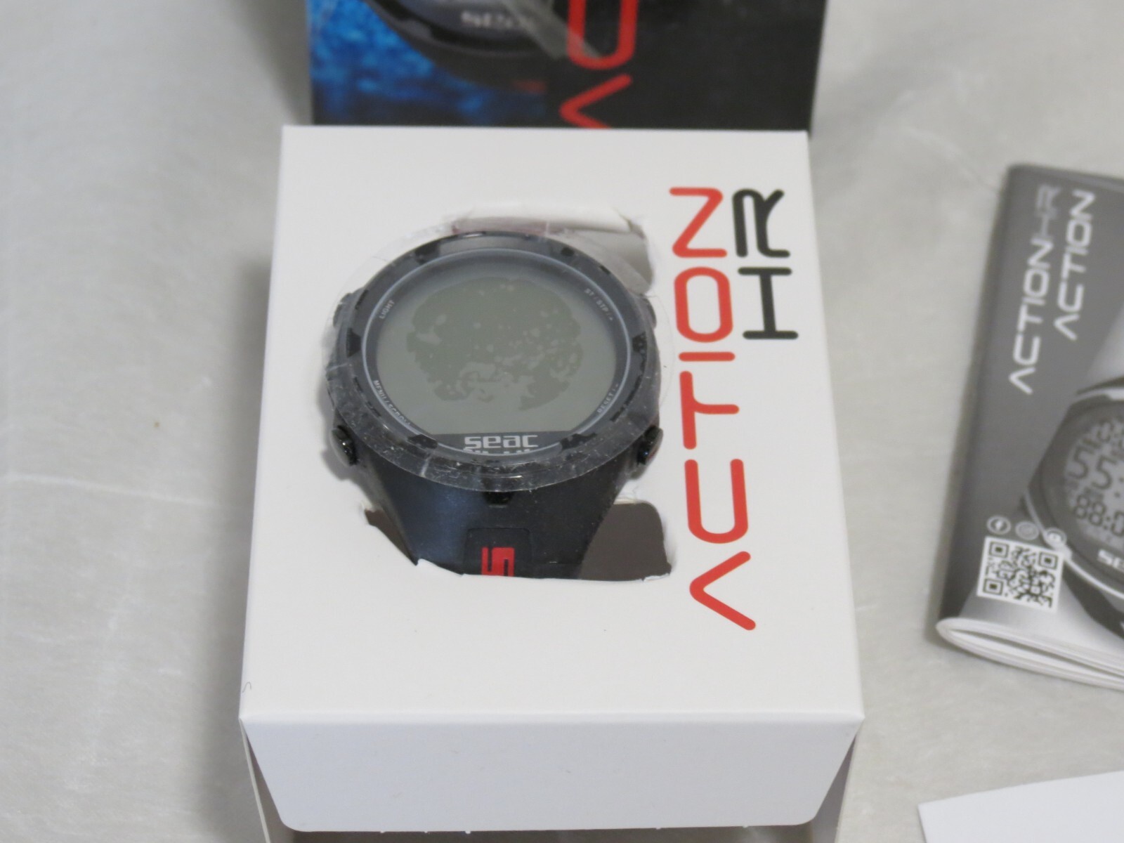 Seac Action HR Black/Red Dive Computer – Wrist Computer (1600006000538A)