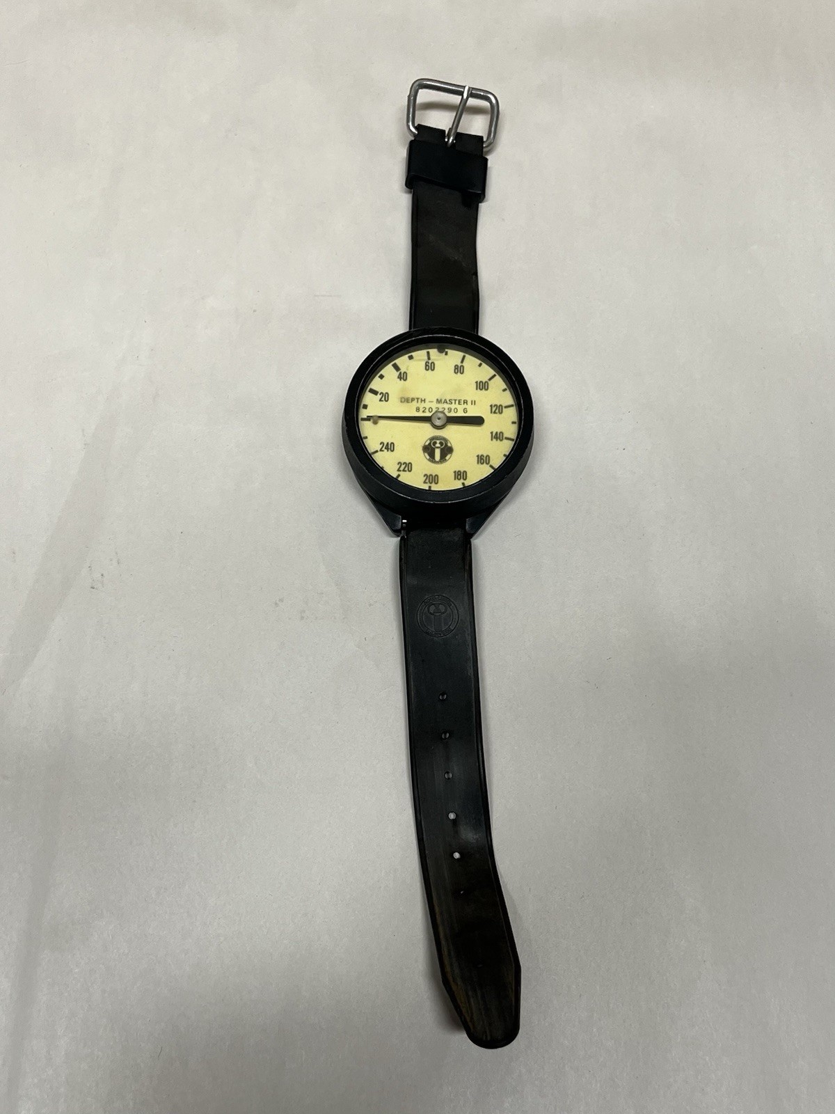 Vintage US Divers Aqua-Lung Depth-Master II Scuba Diving Depth Gauge 200ft