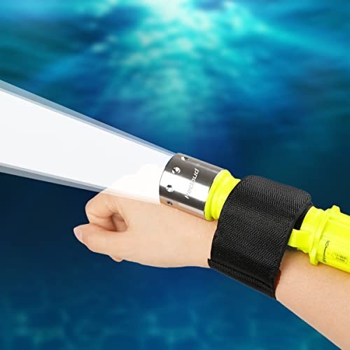 Rechargeable Diving Flashlight – IPX8 Waterproof LED Torch, 3 Modes, 2-Pack for