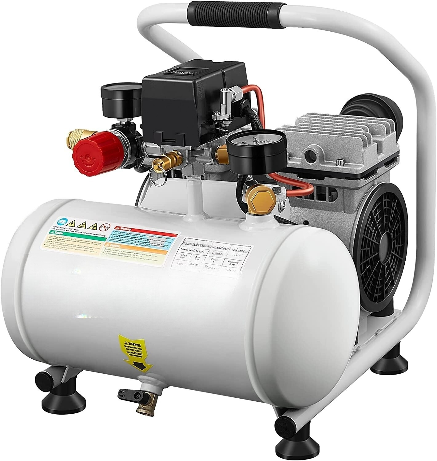 Hookah Scuba Snorkeling Diving 115v Air Compressor + 1 HP 1 GAL Tank 1 Diver