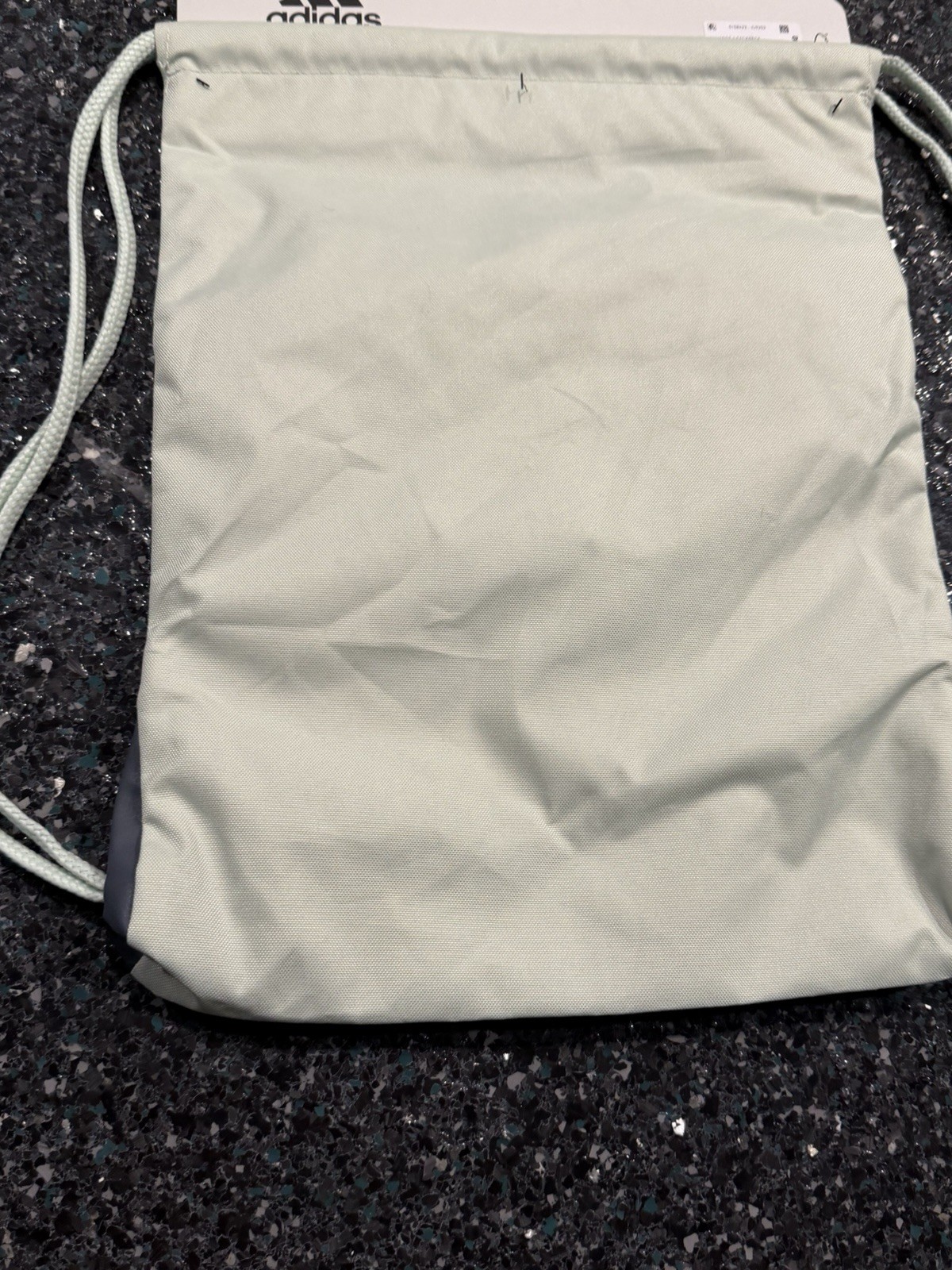 Adidas Alliance Sackpack One Size Two Tone White-clear Onix/Linen NWT