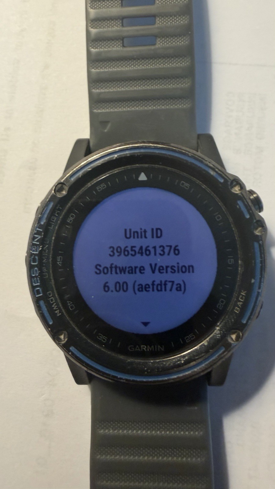 Garmin Descent Mk1 Dive Computer Watch w/ Charging Cable (MPN AA3095)