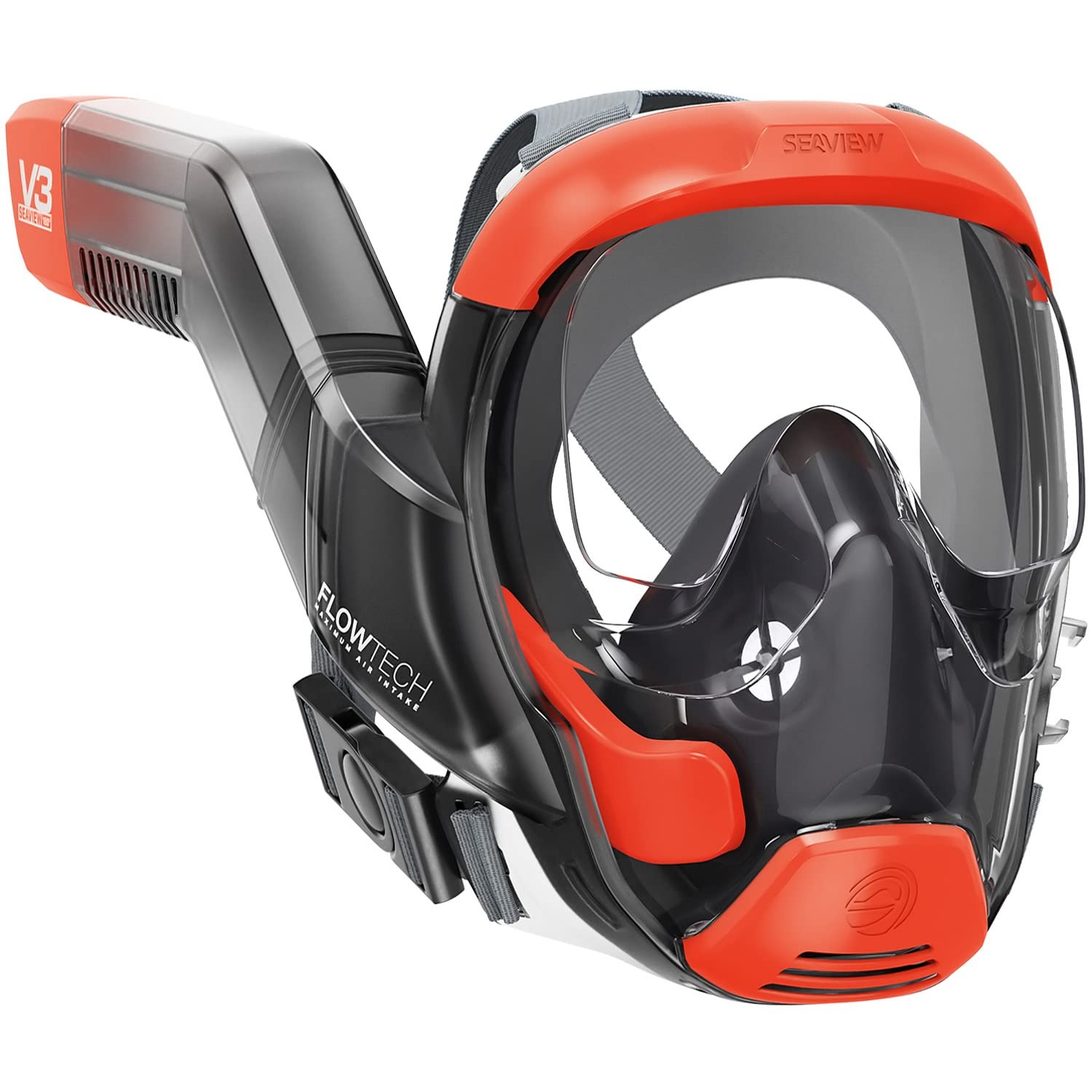 Seaview 180 V3 Full Face Snorkel Mask Adult- The is Small, Sunset