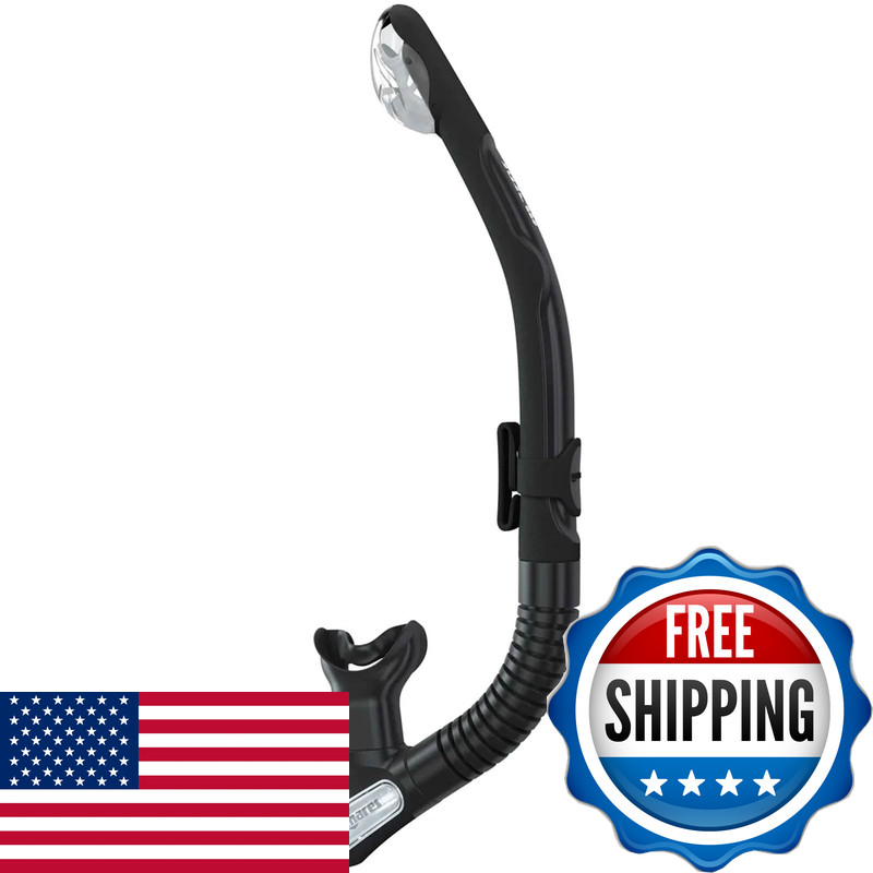 Mares Unisex Adults Ergo Dry Snorkel – Durable Lightweight Scuba Diving