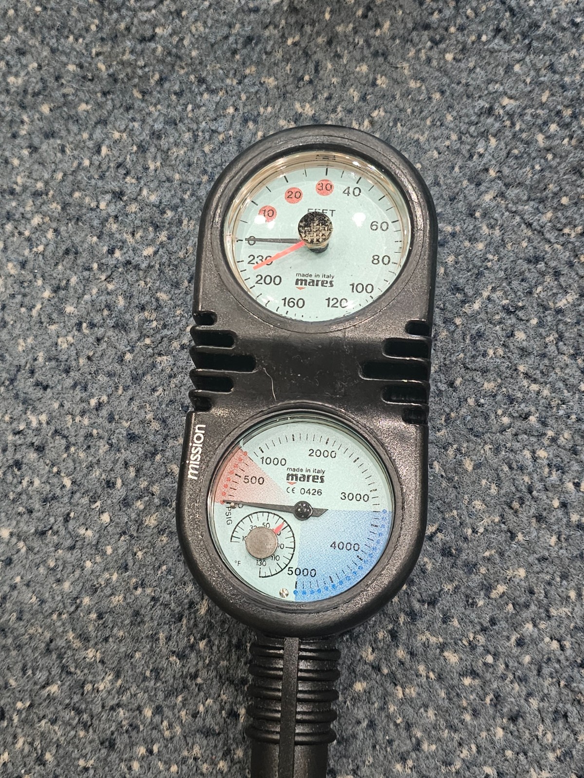 Mares Ssuba Diving Regulator and Octopus Proton XL Axis Pro Mission Console