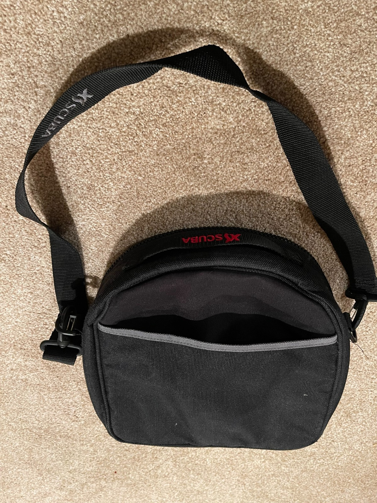 Padded Protective XS-SCUBA Diving Regulator Storage Bag Black YKK Zipper Rounded