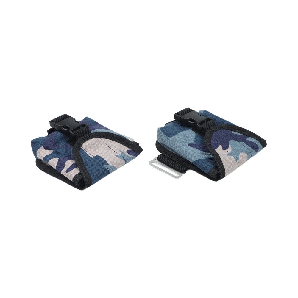 Diving Essentials Pair of Compact Scuba Weights Bags Each Holds 4 4lbs