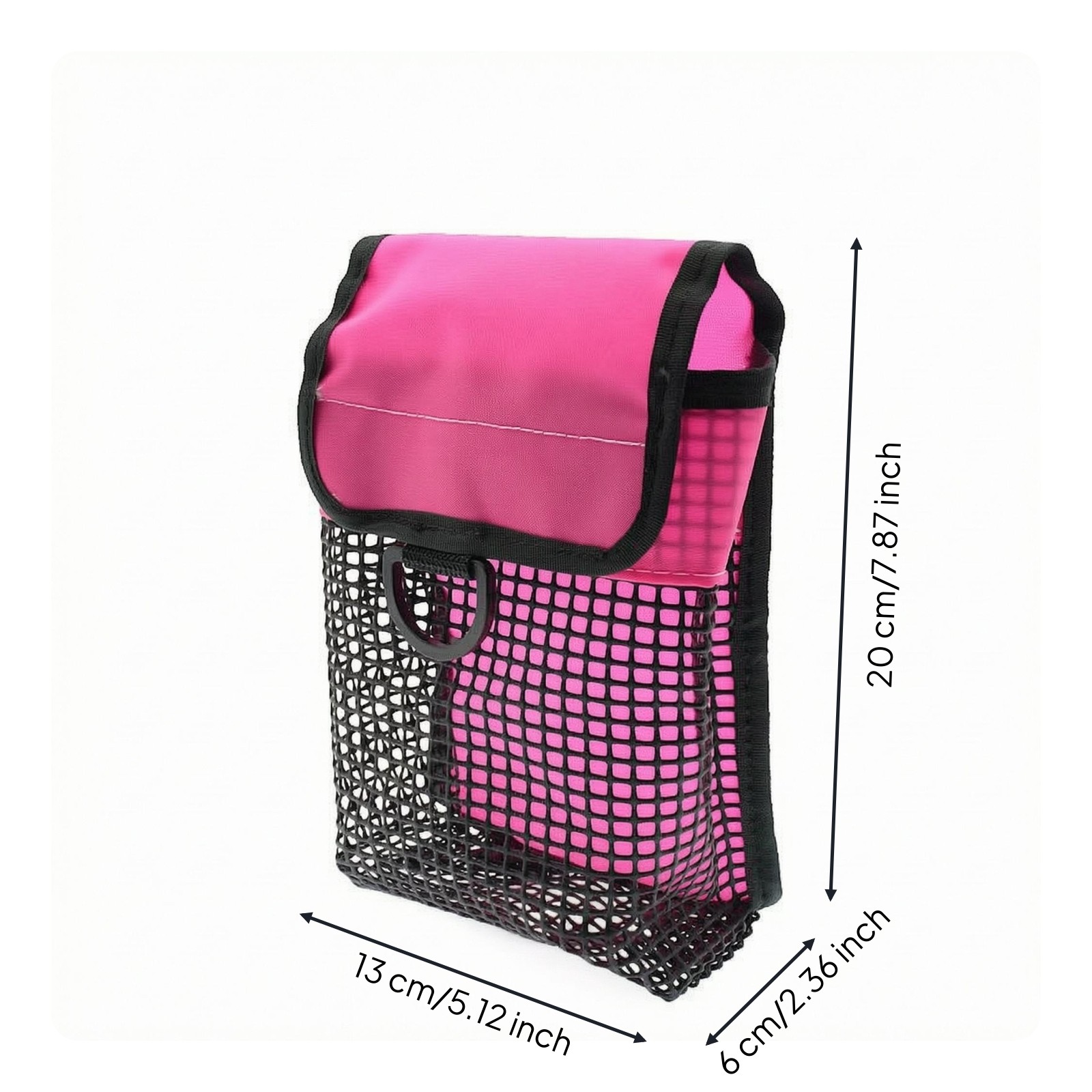 SMB Reel Pouch Hanging Loop Diving Accessory Bag Rectangular for Divers