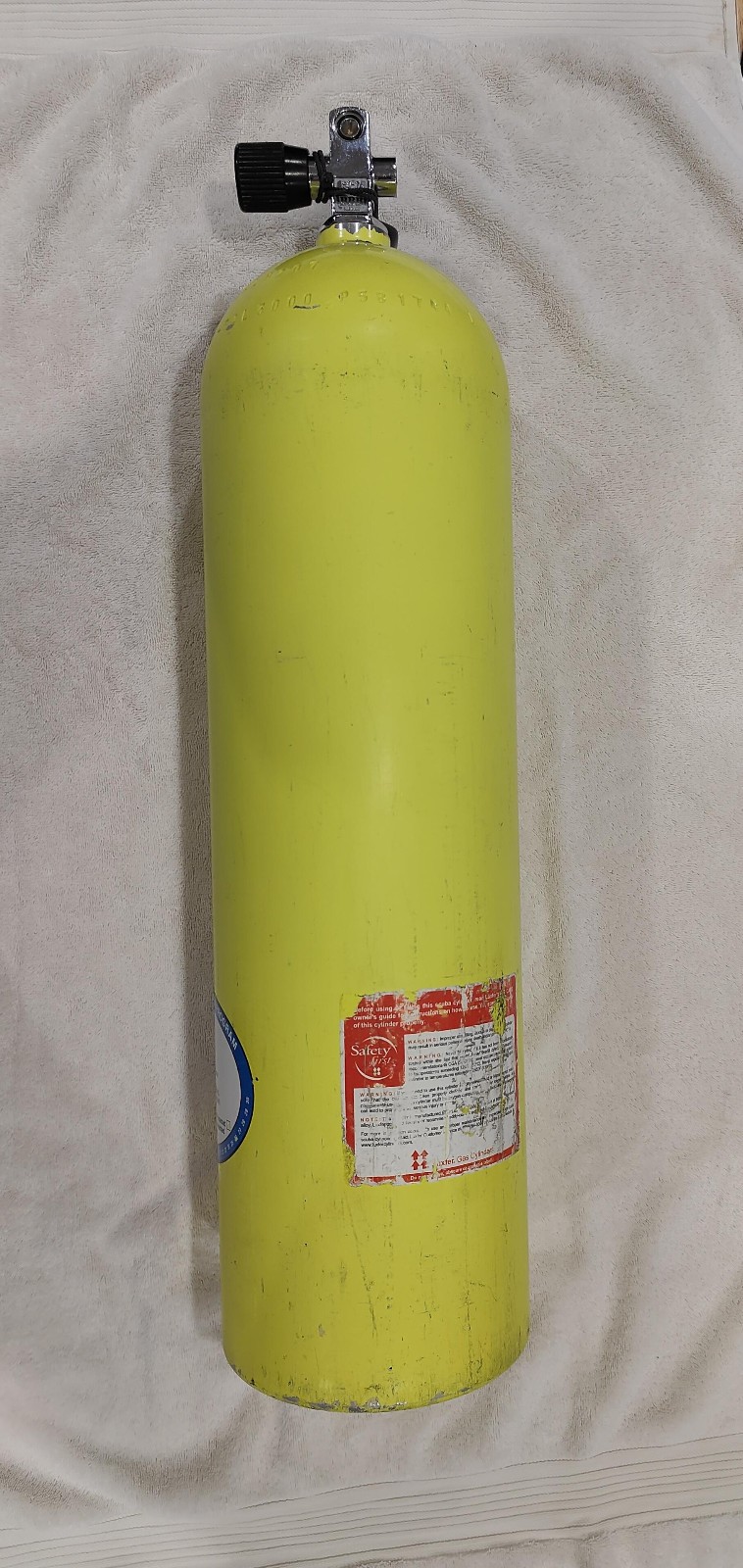 SCUBA Tank Cylinder With CURRENT HYDRO AND VIP Luxfer Aluminum 3AL3000 80 ft3