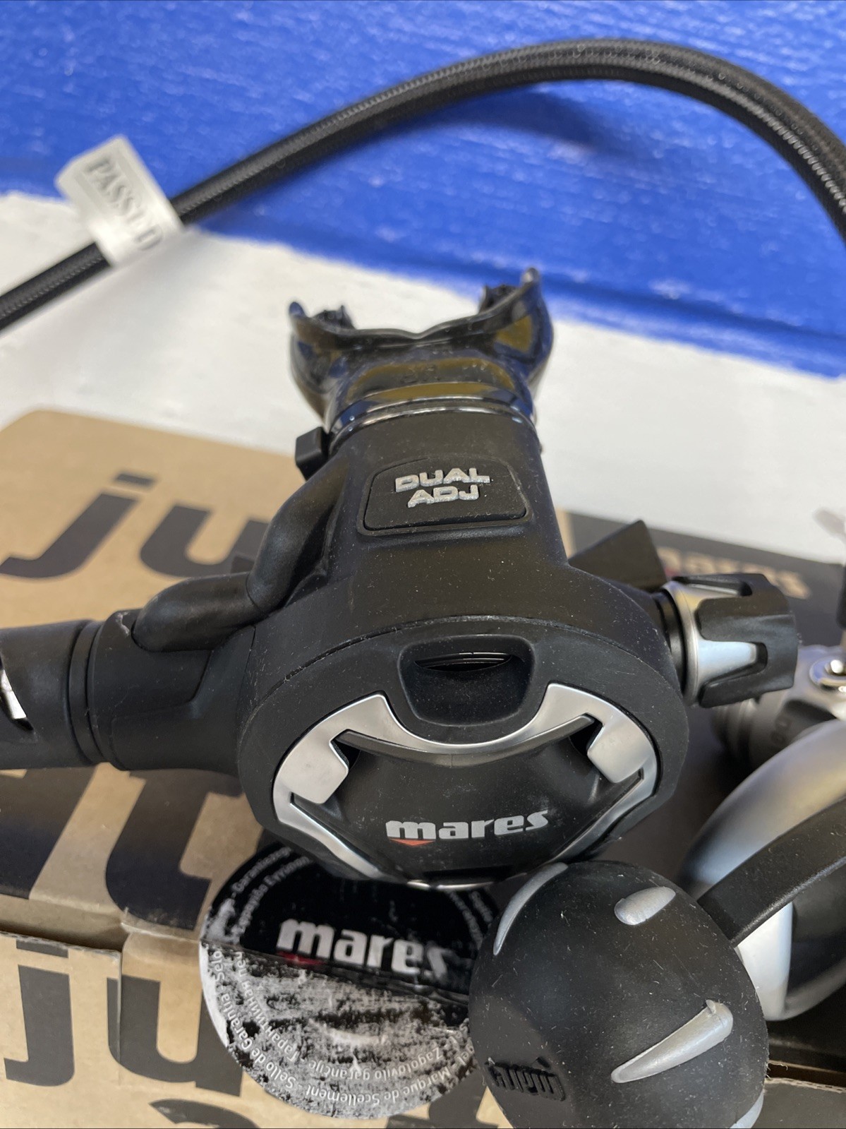 Mares Dual Adj 62X Black Regulator Set 416263 INTBK New With Box