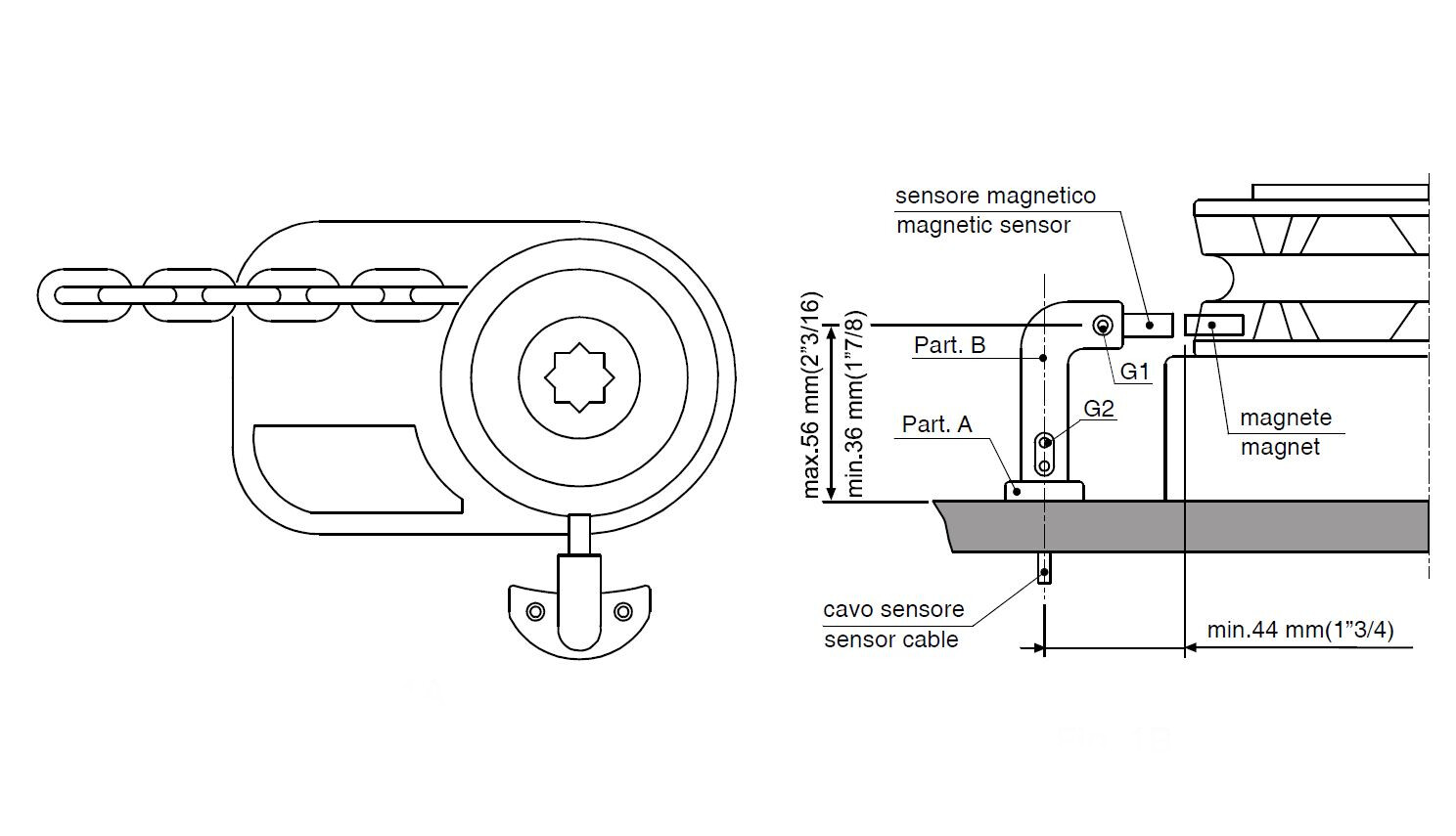 Anchor Chain Counter Set for Electric Anchor Winches 12V & 24V Digital Chain Counter
