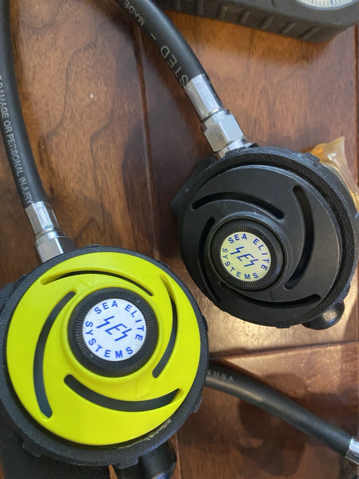 Sea Elite Scuba Regulators With 2 Gauge Console