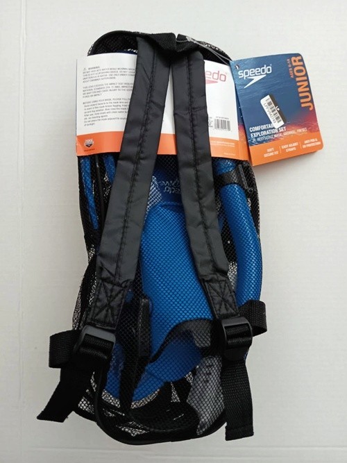 NWT Speedo Dive Junior Exploration Set S/M Jr Reefscout Mask Snorkel Fin Set