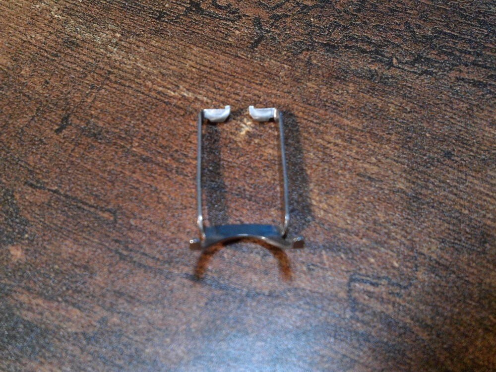 Diaphragm lever for Scuba second stage.