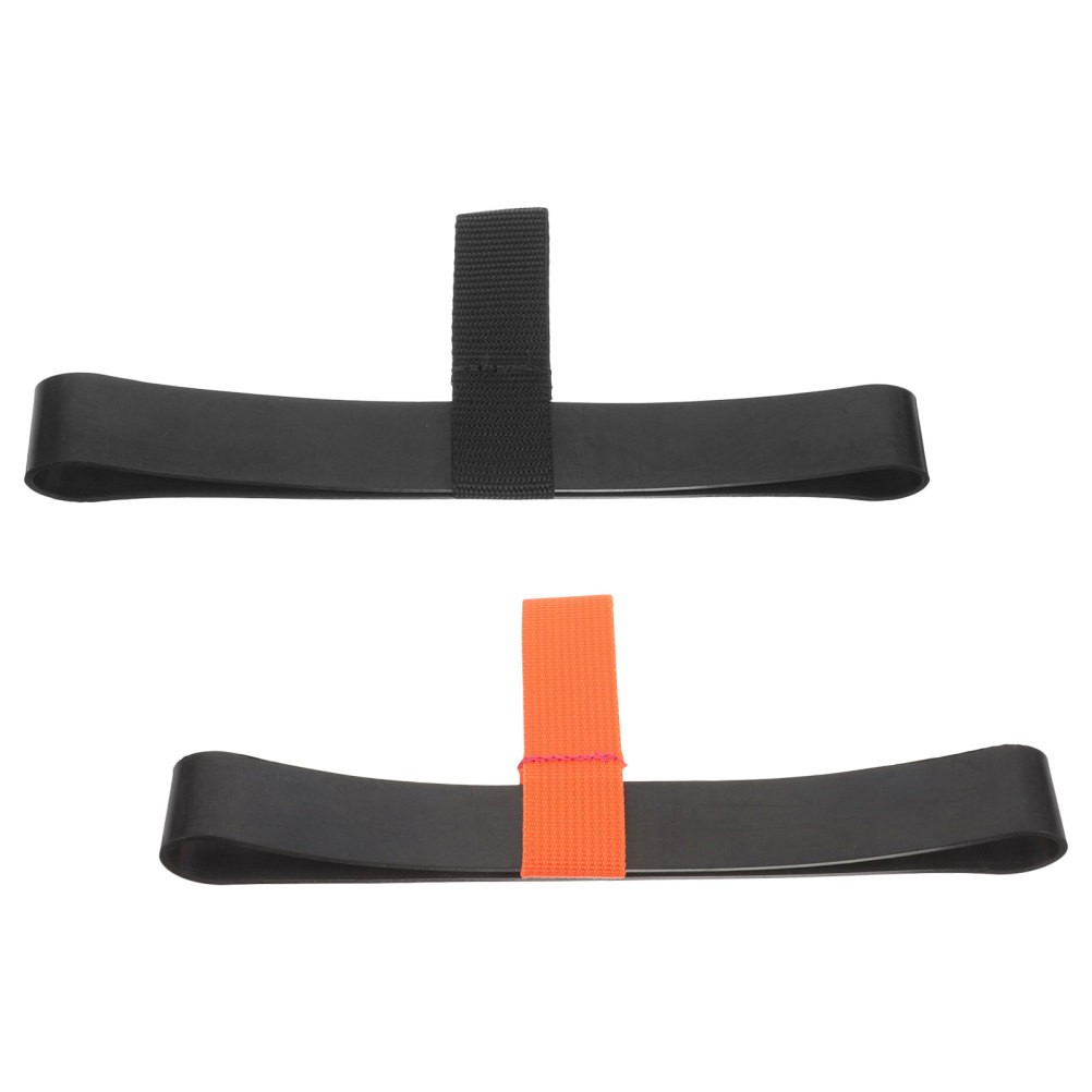 2pcs Black Rubber Diving Equipment Band Hose Holder Retainer Tank Strap Scuba