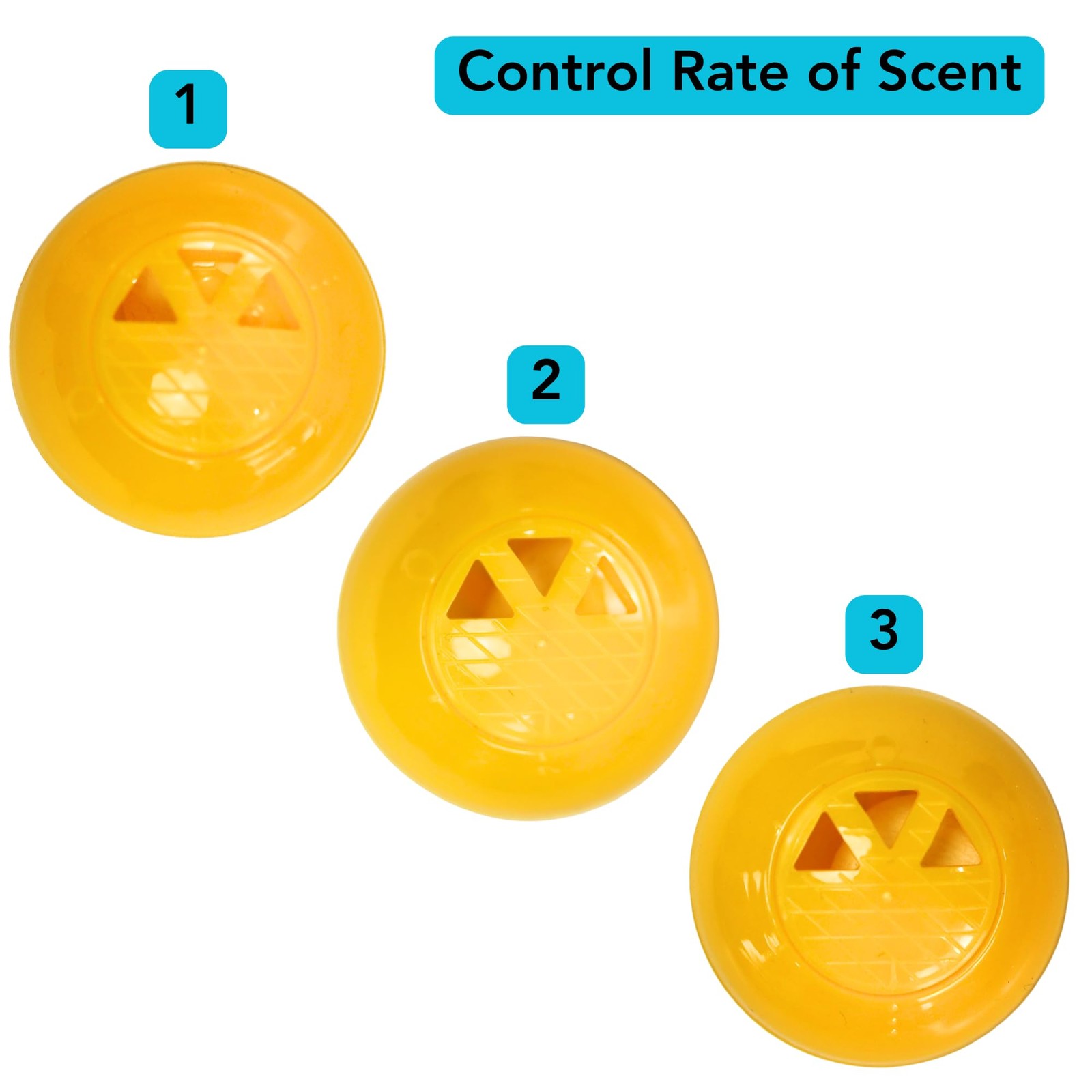 Iconikal 12-Pack Sneaker Shoes Backpack Deodorizer 1 inch in diameter, Yellow