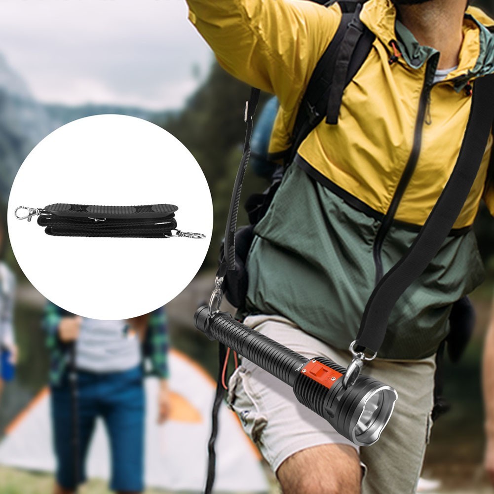 Efficient P70 LED Diving Flashlight Waterproof for Exploration and Safety