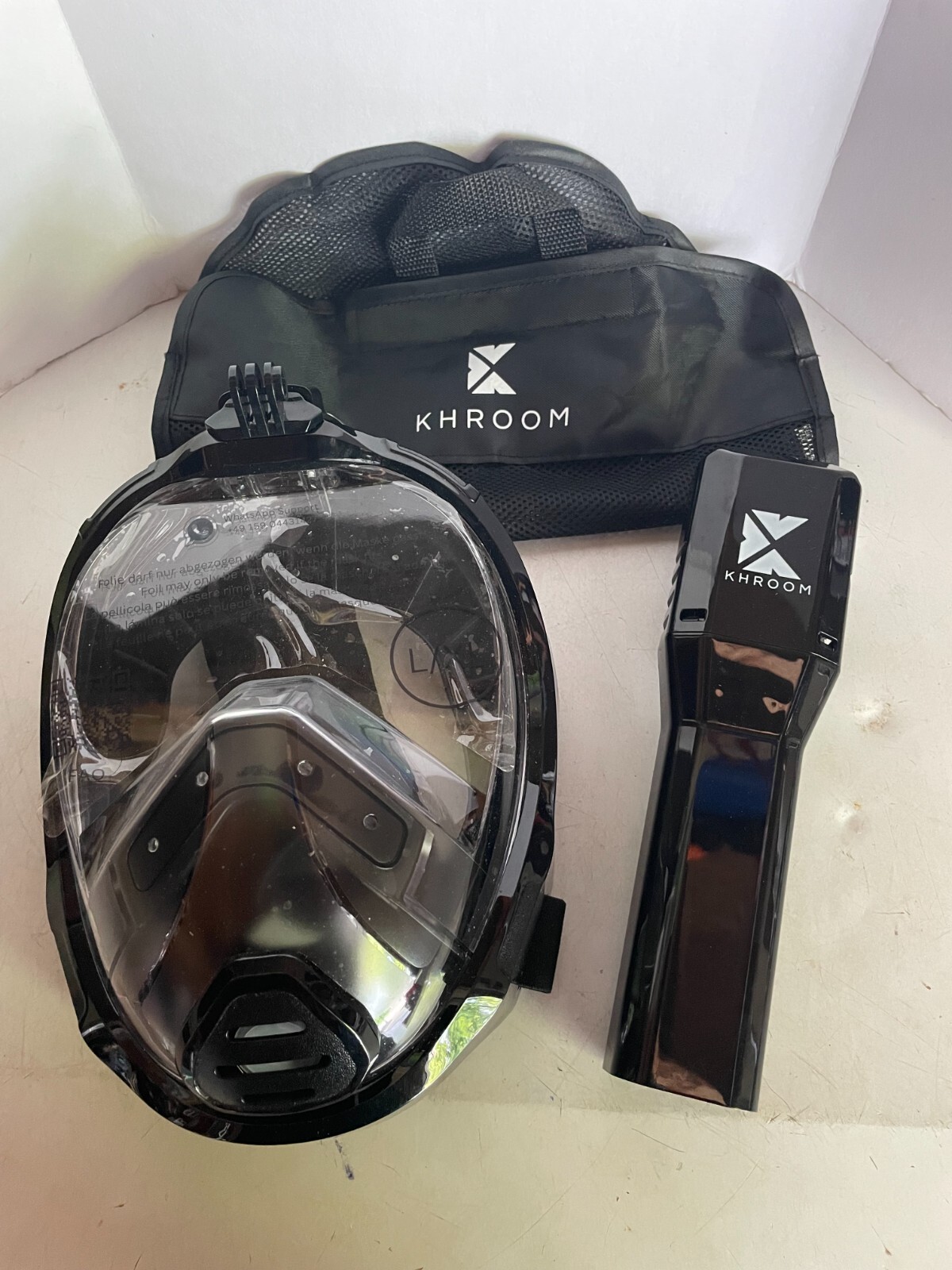 Khroom Full Face Snorkeling Mask Adult Certified CO2 Safe Best Snorkel Mask