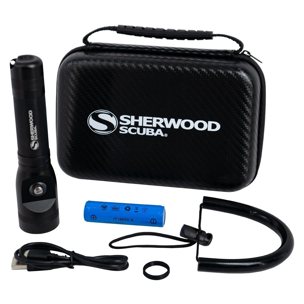 Sherwood LED Dive Torch Underwater Light Scuba Diving – 1000 Lumens ST1000