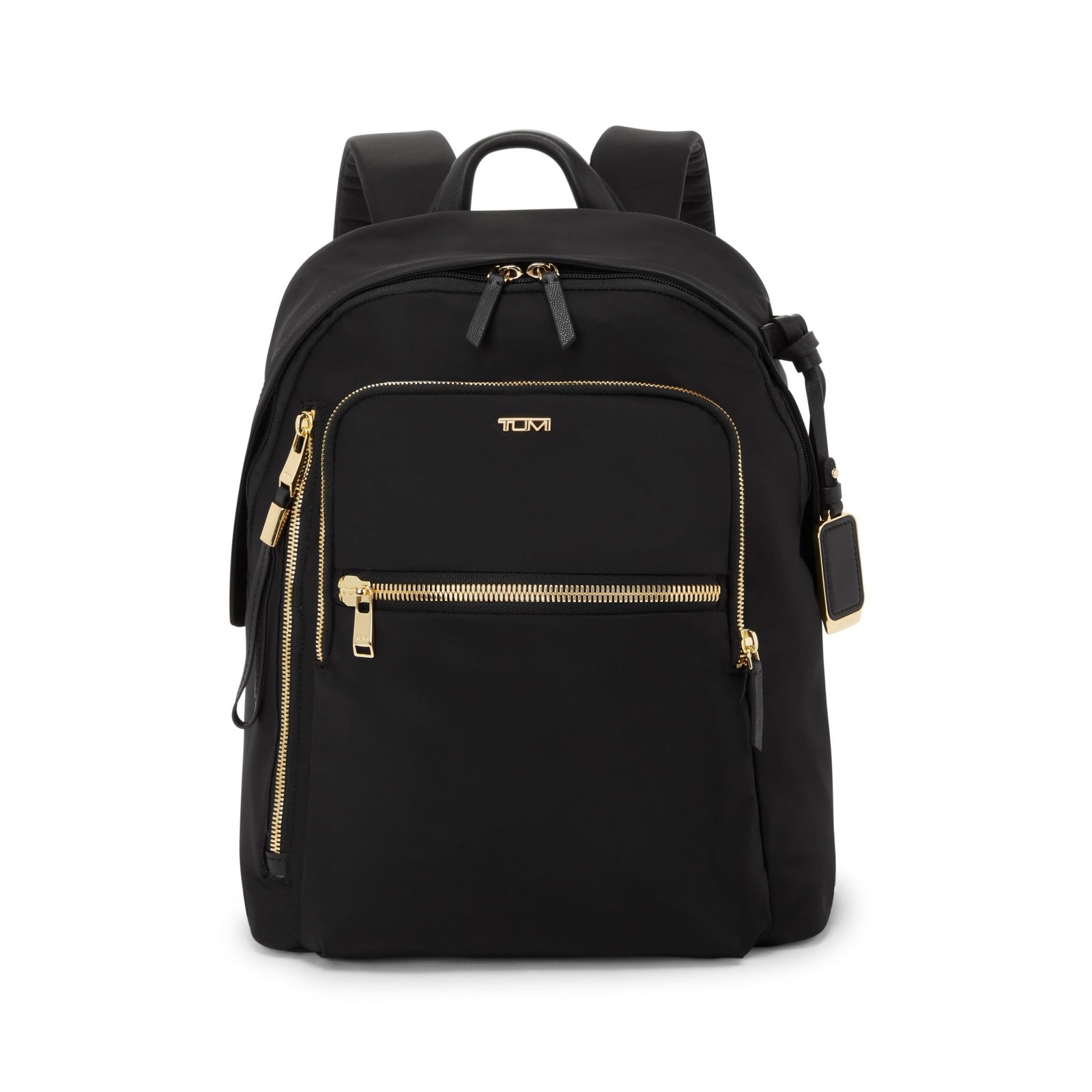 TUMI – Voyageur Halsey Backpack – Travel One Size, Black & Gold Hardware