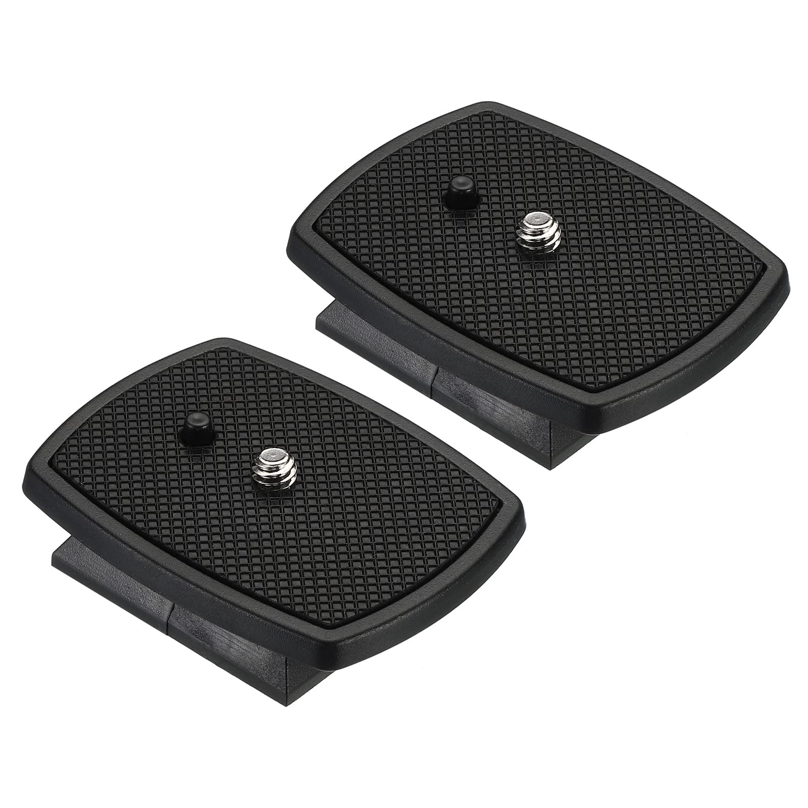 PATIKIL Tripod Quick Release Plate, 43mm 2 Pack Camera Adapter Black