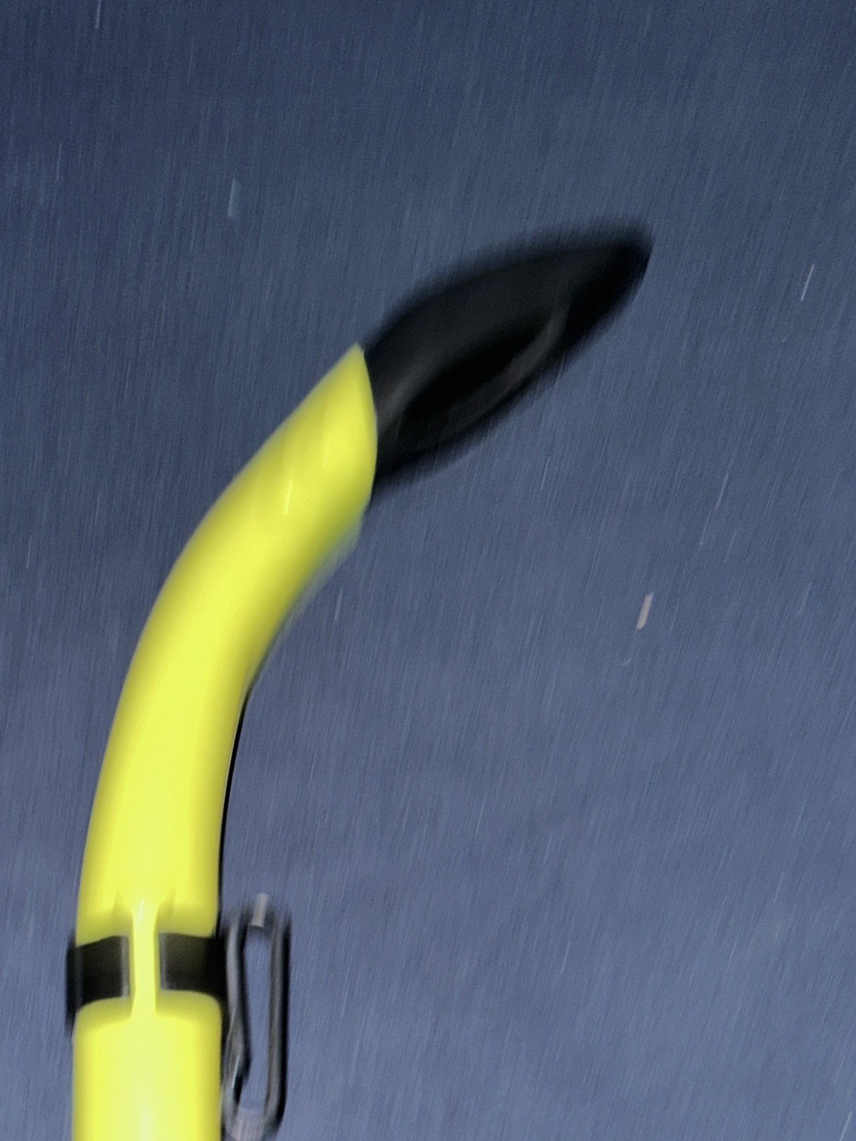 SEA SPORTS DIVING SNORKEL BLACK & YELLOW 17.5 INCH