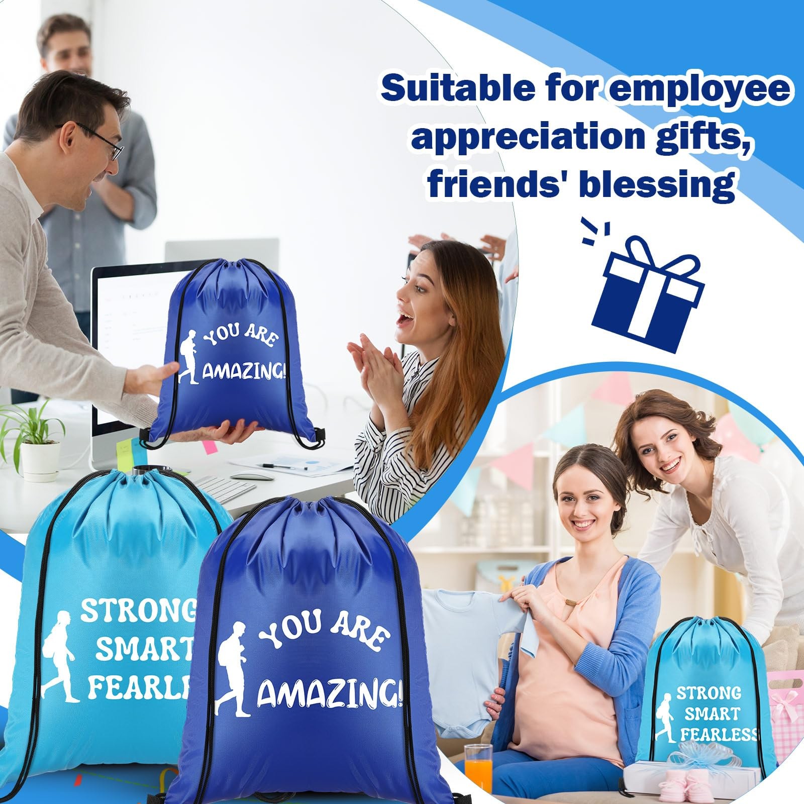 Kacctyen 60 Pcs Thank You Employee Appreciation about 13″ X 17″, Multicolor