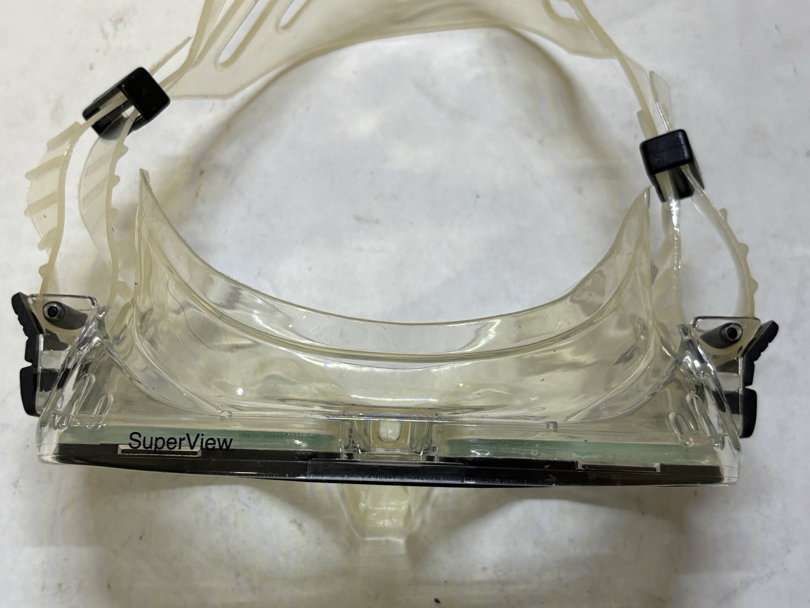 Oceanways Tempered Lenses SuperView Snorkel Goggles with Snorkel Made in Italy