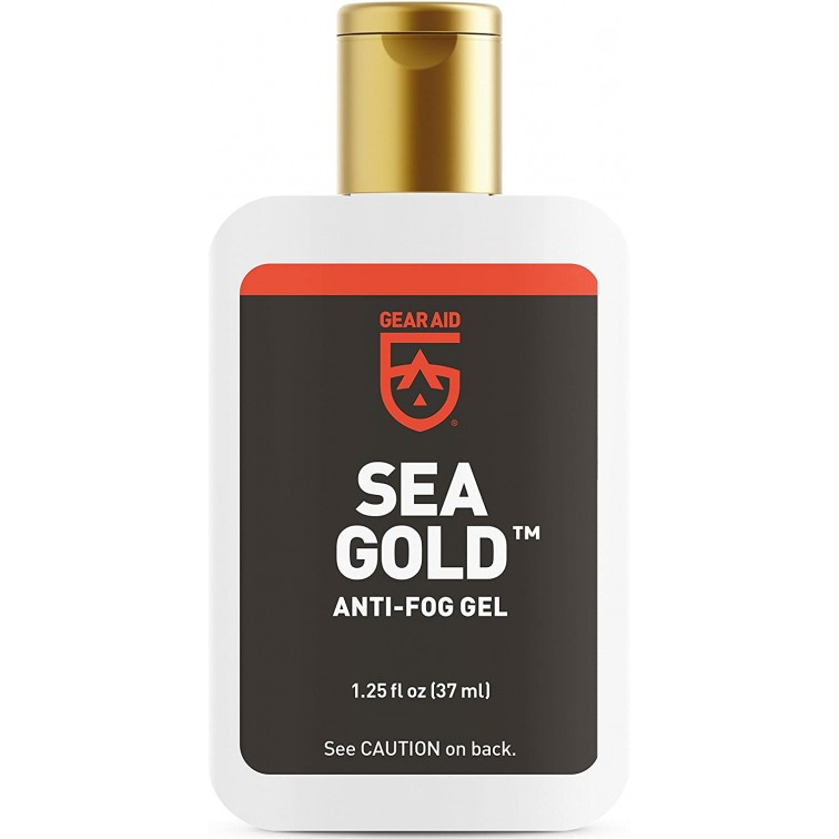 GEAR AID Sea Gold Anti-Fog Gel Coating for SCUBA Dive Masks, 1.25 fl oz