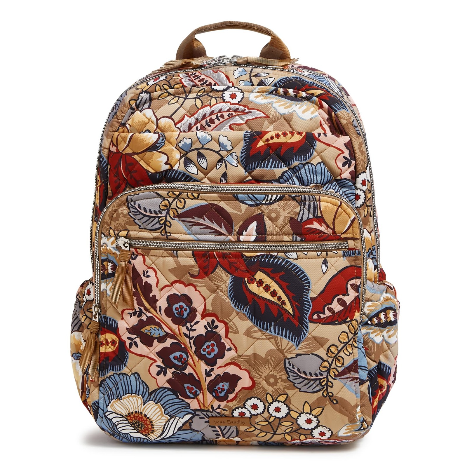 Vera Bradley Performance Twill Xl Campus Backpack, Botanical One Size, Beauty